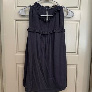 Loft Dark Gray Sleeveless Top